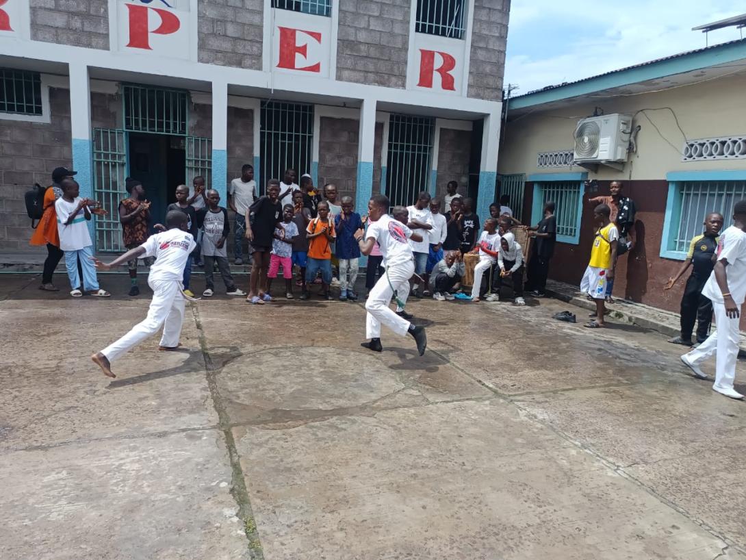 Célébration du 20 novembre, ORPER, Kinshasa, RDC © Apprentis d’Auteuil 