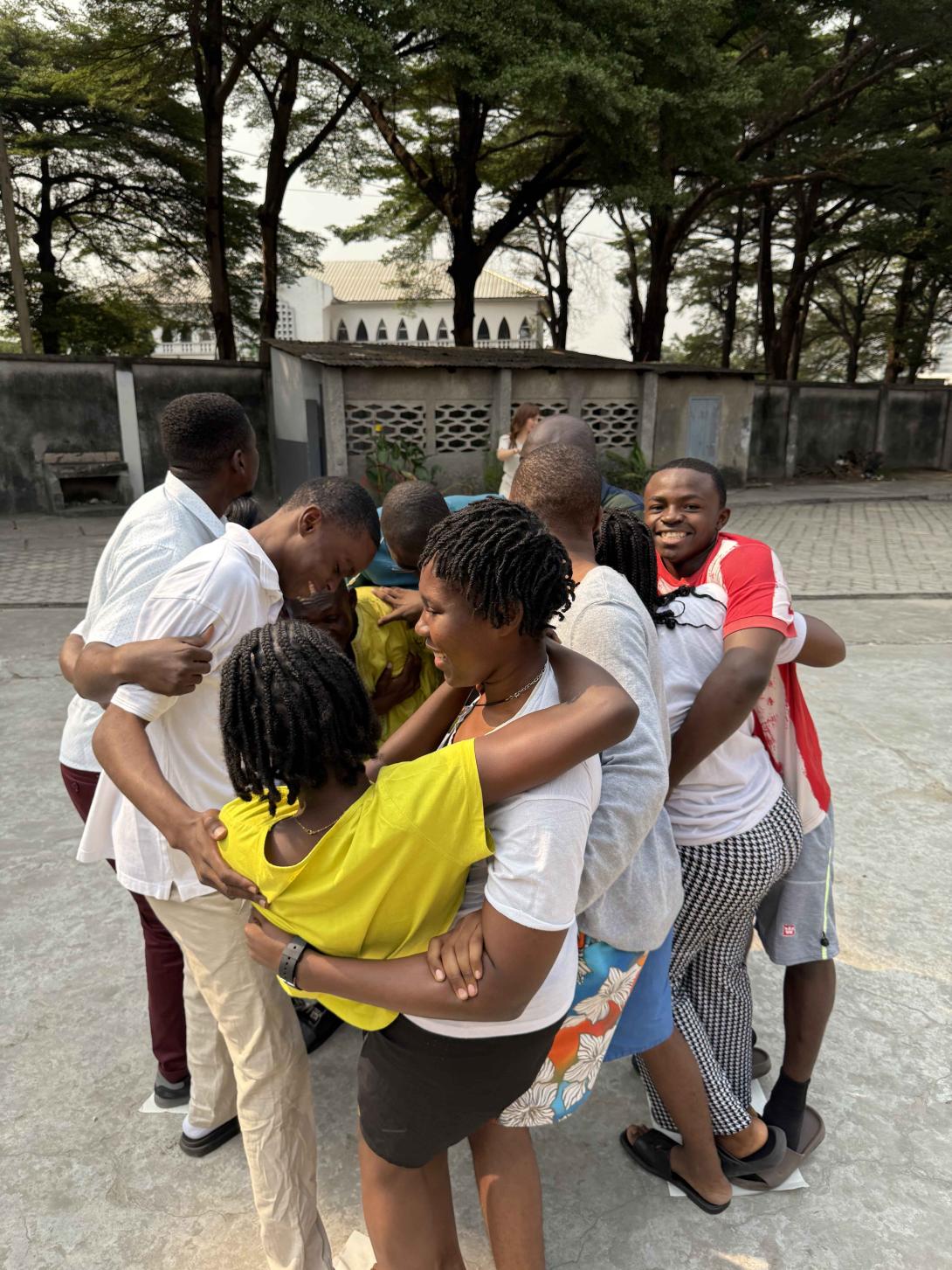 Moment de jeu, rencontre internationale de jeunes, Brazzaville (c) Apprentis d’Auteuil 