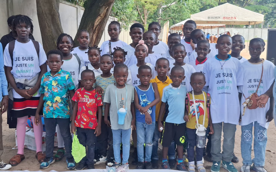 Enfants lors de la célébration JIESR 2025, REIPER, Congo